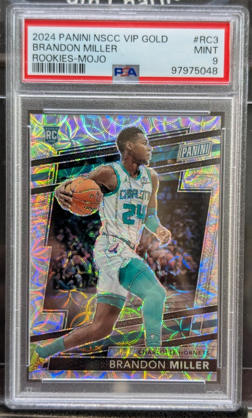 2024 Panini NSCC VIP Gold #RC3 Brandon Miller Rookies-Mojo PSA Mint 9