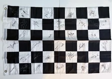 2012 Indianapolis 500 Chequered Flag Signed by All 33 Starting Drivers