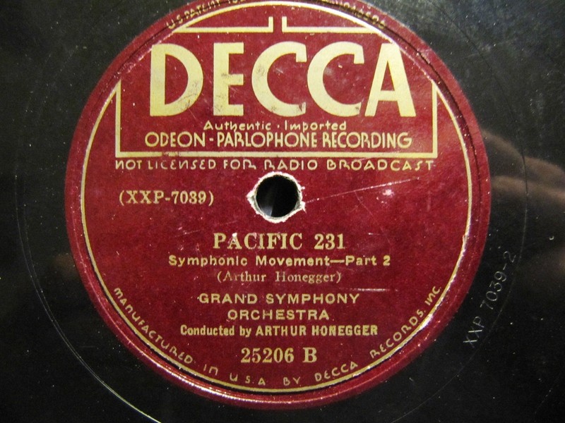French STEAM LOCOMOTIVE PACIFIC 231 Sound Picture 1929 ARTHUR HONEGGER conducts
