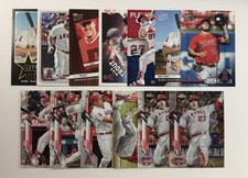MIKE TROUT - 2020 BOWMAN, TOPPS, CHROME, HERITAGE - BASE & INSERTS (13 Total)