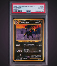 Pokemon Umbreon Premium File 2 PROMO PSA 8 Neo Old Back Japanese Card 2000-2002