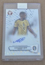 Alexander Isak AUTO 2023-24 Topps Pristine Road To UEFA Euro #PA-AI Encased