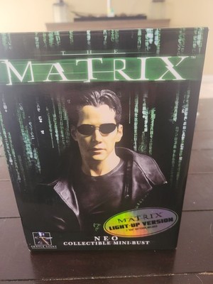 Light Up Version Matrix Neo Bust Series One, Gentle Giant Keanu Reeves 1248/2000