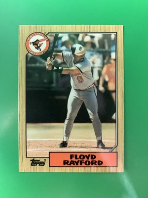 1987 Topps Tiffany Floyd Rayford Baltimore Orioles #426