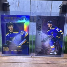 Matthew Kessel 2 Card Rookie Lot - ‘23-24 Metal Universe Premium Prospects, Base