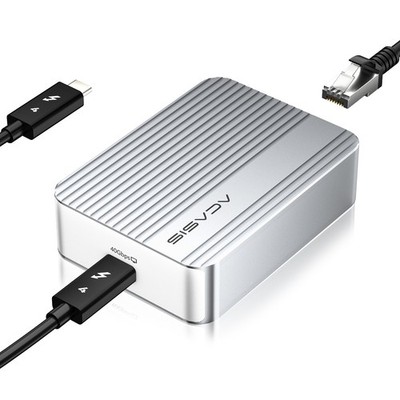Acasis 10GbE USB Type C to RJ45 Ethernet Network Adapter USB 4 for Laptop/PC