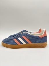 Adidas Men's Gazelle Indoor Sizes 11.5 Blue Blink Wonder Clay IG1640 