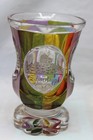BIEDERMEIER ERA FRIENDSHIP GOBLET w/ ETCHED ARCHITECTURE & FLASH GLASS PANELS — photo 4