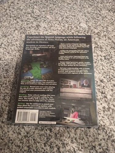 1997 ENCUENTROS en ESPANOL an Educational Mystery Adventure CD-ROM Version 1.0 - Picture 2 of 2