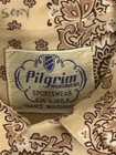 True Vintage 50’s Pilgrim Sears Rayon Atomic Geometric Loop Collar Shirt Vtg — photo 2