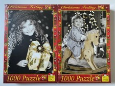 Weihnachten Puzzle Set 6 Stück mit jeweils 1000 Teilen Geschenkset Neu OVP