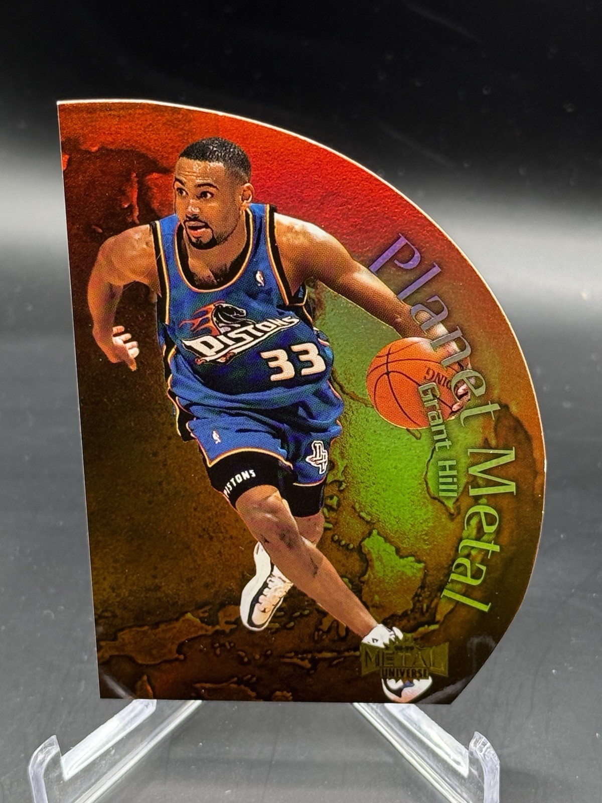 1998-99 Metal Universe #4 PM Grant Hill Planet Metal