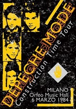 DEPECHE MODE - Milano, italy - 6 marzo 1984 -   poster concerto -146