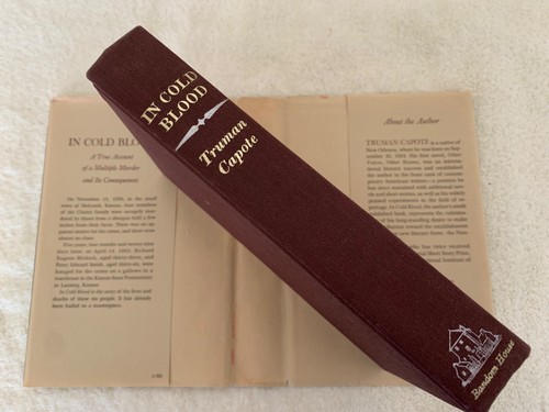 In Cold Blood by Truman Capote 1965 HCDJ 1st Edition First Printing VG - Imagen 7 de 13