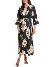 Teri Jon By Rickie Freeman Elbow Sleeve Maxi Dress Women's