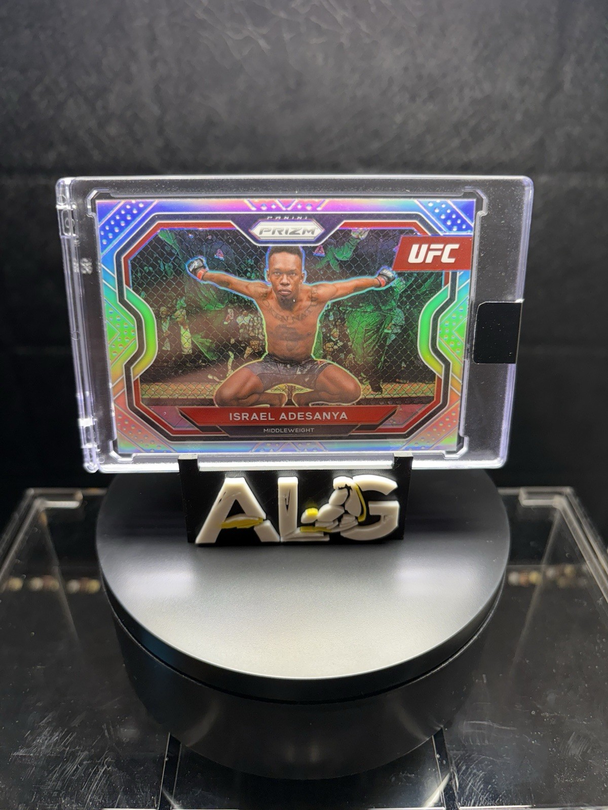 2021 Panini Prizm UFC Israel Adesanya Refractor