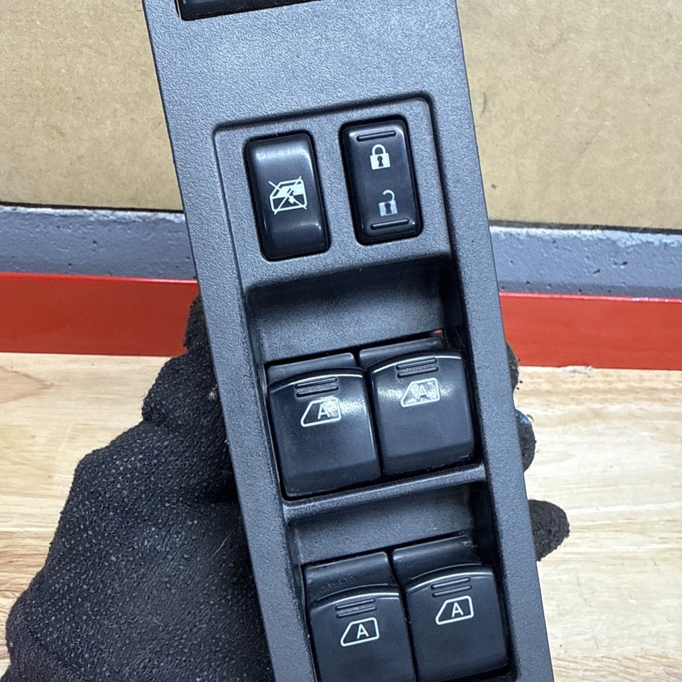 2004 - 2007 NISSAN TITAN ARMADA QX56 MASTER POWER WINDOW SWITCH MIRROR GRAPHITE Foto 3 de 4