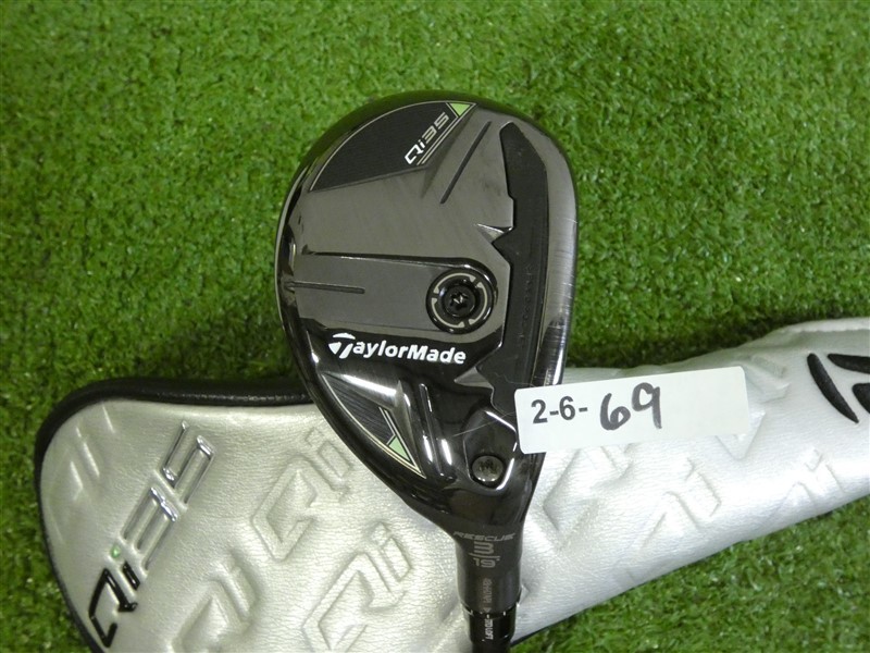 TaylorMade Qi35 19* 3 Hybrid Rescue Ventus Blue 7 Stiff Graphite with Headcover 