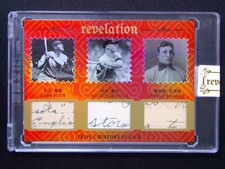 2025 Eternal Revelation Babe Ruth/Mickey Mantle 3 Relic Refractor /25