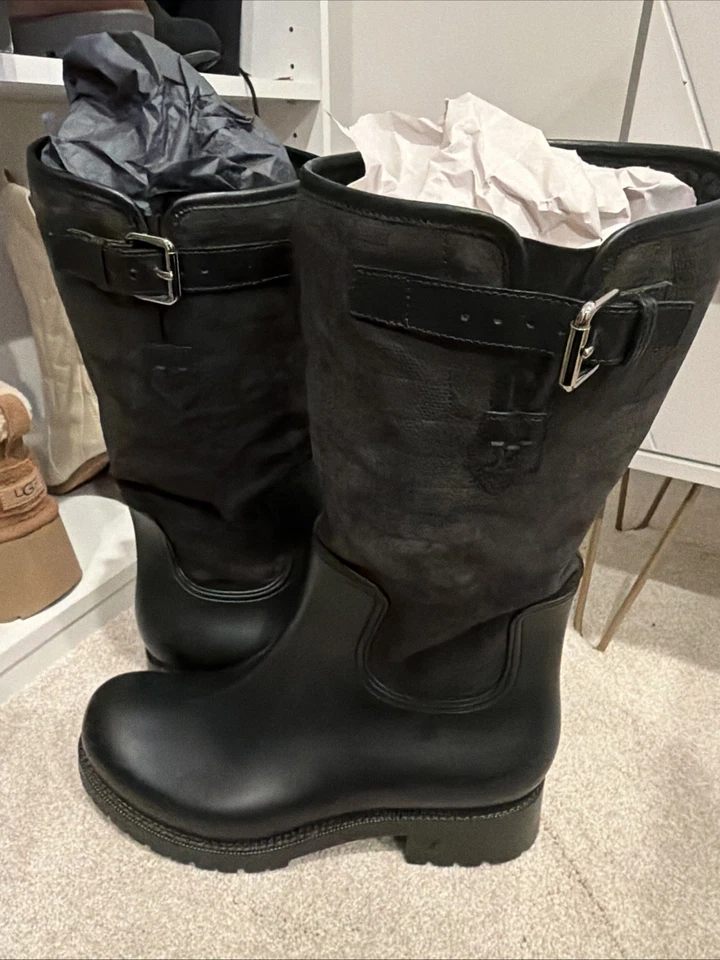 Botas negras de gamuza Louis Vuitton Foto 3 de 4