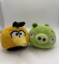 Angry Birds Bundle 5" Plush Yellow Orange Bubbles Bird Rovio Commonwealth 2012