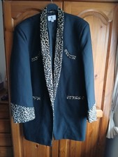 Teddy Boy Drape Jacket - Black