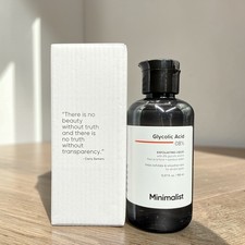 Minimalist Glycolic Acid 8% Exfoliating Toner Hydrating Glow 5 fl oz EXP 7/26