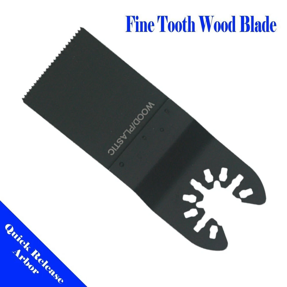 15 Hojas de Sierra Oscilantes Multi Herramienta Madera Metal Trabajo Hágalo Usted Mismo Ajuste Universal Foto 4 de 4
