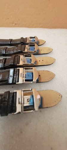 5 neue Leder Uhrenarmbänder -- signiert Jean Muller -- reduziert von 19,99 $ / jetzt 9,99 $ - Bild 6 von 9