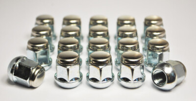 M12 x 1.5, 19mm Hex Radius Seat Alloy Wheel Nuts for Honda cars. Set of 20