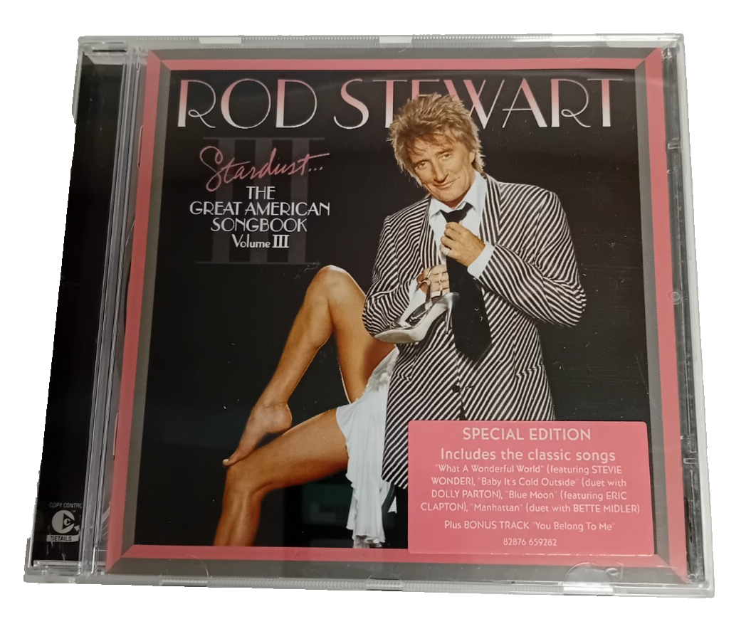 Stardust: the Great American Songbook, Vol. 3 by Rod Stewart (CD, 2004) Music CD