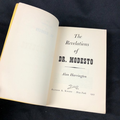 The Revelations of Dr Modesto by Alan Harrington Uncorrected Proof 1st 1955 PB - Picture 4 of 10