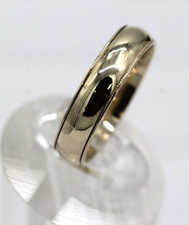 14K Yellow Gold Milled 5MM Men's Wedding Band size 9.25