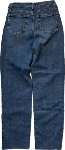 NWT Women's Universal Thread Size 6 Mid Rise 80s Slim Fit Ankle Jeans Raw Edge - Picture 7 of 10