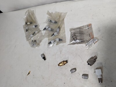 Lot of 23 Amphenol connectors, pieces as pictured