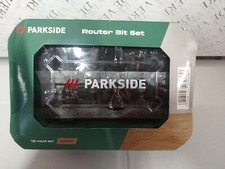 Parkside 12 Piece Router Bit Set For Wood tungsten carbide cutting edge in case