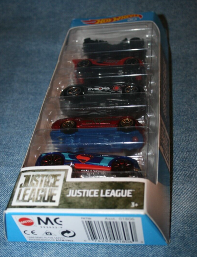 Hot Wheels 5 Pack JUSTICE LEAGUE Batmobile Synkro Sir Ominous Ryura Bully Goat - Picture 4 of 4