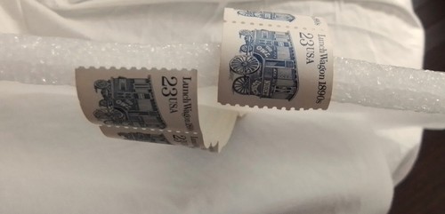 1991 USPS Transportation Series: 23c Lunch Wagon coil of 32 stamps - Picture 7 of 20