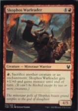 Skophos Warleader - Theros Beyond Death: #154, Magic: The Gathering Nm R232