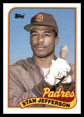 1989 Topps Stan Jefferson #689 San Diego Padres Baseball Card | eBay