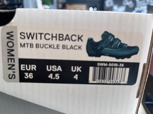 Serfas Switchback Women's MTB Cycling Shoes - Black - Picture 4 of 4