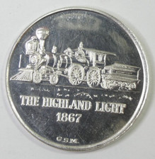 G.S.M The Highland Light 1867 / Flying Eagle - 1 Ounce Troy 999 Fine Silver 89.00 per troy oz