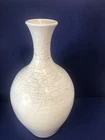 Vtg Hand Signed "FRED JOHNSTON BEAUTIFUL DAY 1990" 12.5" SEA GROVE NC POTTERY