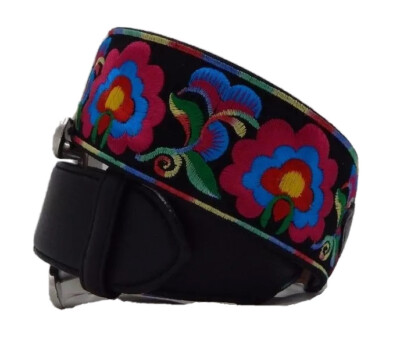 EUC - Justin Rosa Bonita Belt Justin Boots Leather Floral Belts for Women for sale | eBay main image 3