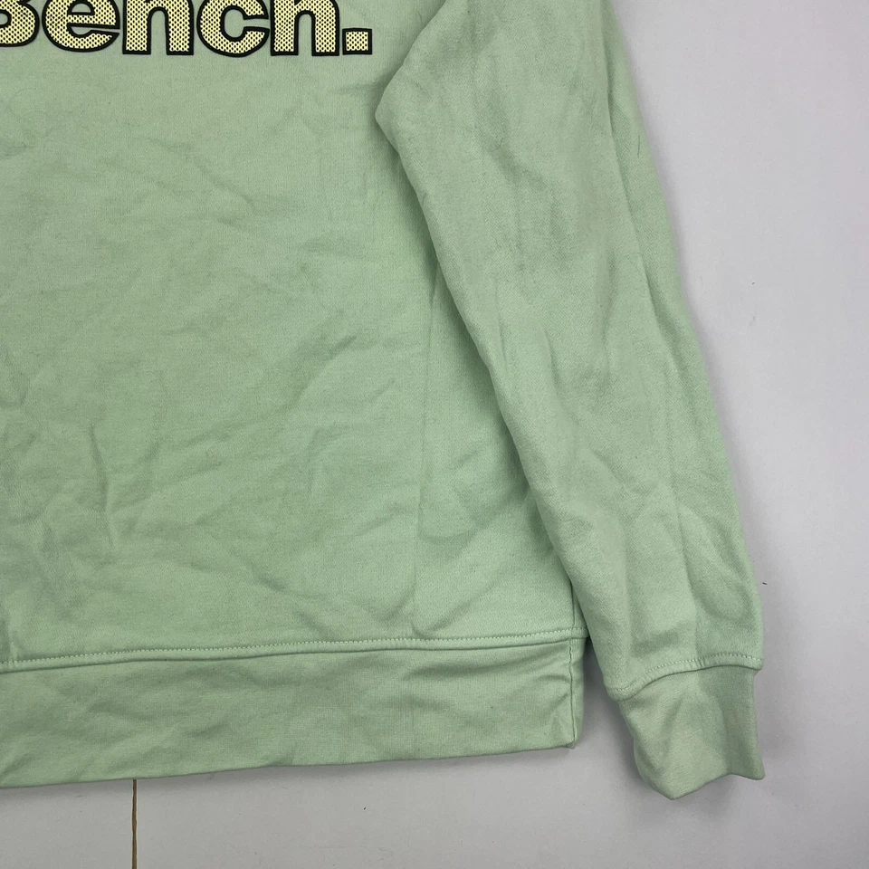 Sudadera BENCH Jumper 16 verde para mujer mezcla de algodón Foto 3 de 4