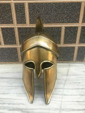 Steel Medieval Greek Corinthian Armour Helmet Spartan King Roman Knight Replica