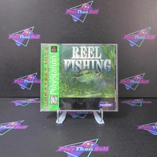 Reel Fishing GH PS1 PlayStation 1 MD Complete CIB - (See Pics)