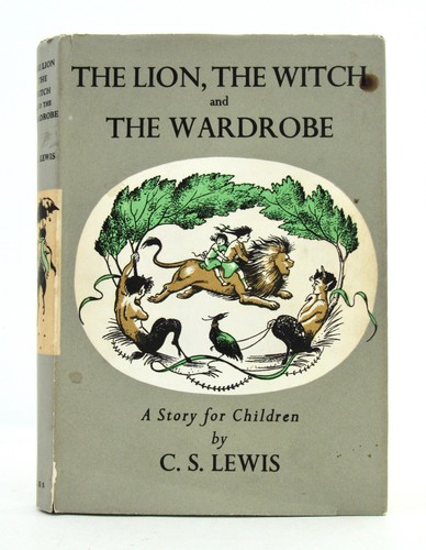 THE LION, THE WITCH AND THE WARDROBE by C.S. Lewis 1969 UK Edition 10th HBDJ - Imagen 2 de 11