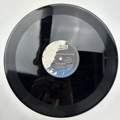 Michael Jackson The Girl Is Mine / Can't Get Outta Rain LP Record Album Vinyl