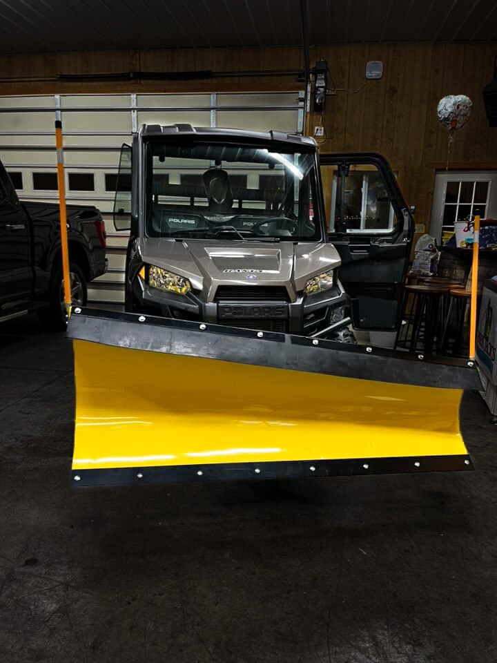 MOTOALLIANCE® Denali Pro 66" Hydraulic Plow in YELLOW for 2012-25 Kawasaki Teryx